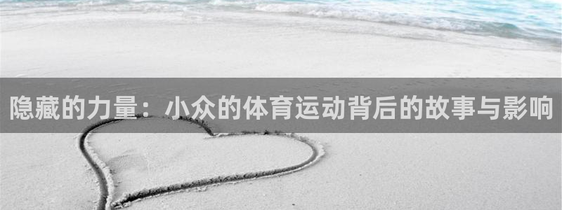 球宴体育app官方下载：隐藏的力量：小众的体育运动背后的故事与影响